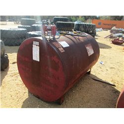 FUEL STORAGE TANK W/ 12 VOLT PUMP, HOSE & NOZZLE