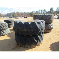 1 LOT (2) 24.5-32 TIRES & RIMS