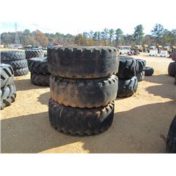1 LOT (3) 17.5R25 TIRES & RIMS