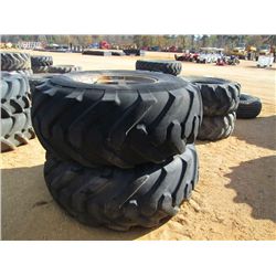 1 LOT (2) 18.00-26 TIRES & RIMS