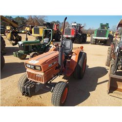 KUBOTA B 8200 FARM TRACTOR, S/N 20360, 3 PTH, PTO, 13.6X16 TIRES, METER READING 40 HRS