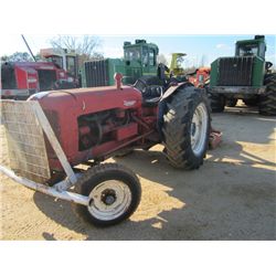 FORDSON MAJOR FARM TRACTOR, S/N 995203, 3 PTH, PTO, 16.9-30 TIRES, 6' ROTARY CUTTER