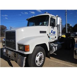 2003 MACK CH613 T/A TRUCK TRACTOR, S/N 1M1AA18Y3W15260, E7-427 MACK, 10 SPD, ENG BRAKE, AIR RIDE SUS