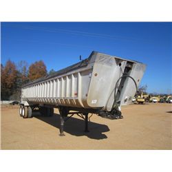 1991 FRUEHAUF 39' ALUMINUM T/A DUMP TRAILER, S/N 1H4D03820MK022002, BED LINER, TARP, REAR BARN GATE,
