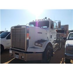 1988 FREIGHTLINER T/A TRUCK TRACTOR, S/N 1FUY2CYB7JH327236, CUMMINS DIESEL ENG, 9 SPD TRANS, 34K REA
