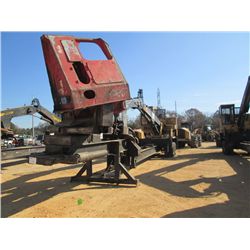 CAT 559DS LOG LOADER, S/N PR62994, CTR DELIMBER, ECAB W/AIR, MTD ON PITTS T/A TRAILER, S/N 60692