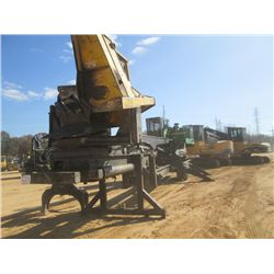 JOHN DEERE 335C LOG LOADER, S/N 152547, 6 CYL JOHN DEERE ENG, ECAB W/AIR, DELIMBER, MTD ON T/A PITTS