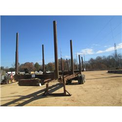 1974 SHOP BUILT 4 BOLSTER LOG TRAILER (BILL OF SALE ONLY)