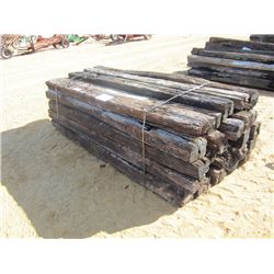 1 LOT RAILROAD TIES