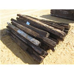 1 LOT RAILROAD TIES