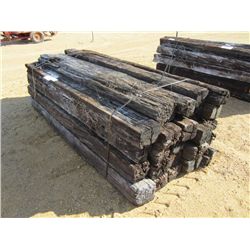 1 LOT RAILROAD TIES