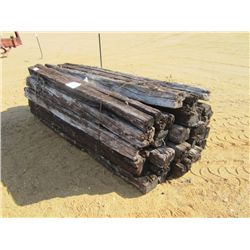 1 LOT RAILROAD TIES