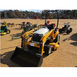 CUB CADET 5234D FORKLIFT, S/N 1B174G30012, PTO, 3 PTH, CUB CADET 812 FRONT LOADER BUCKET, 60" MOWER 