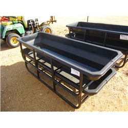 1 LOT (2) 8' FEED BUNKS