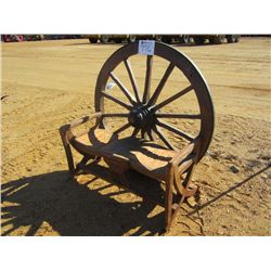 54" WAGON WHEEL BENCH