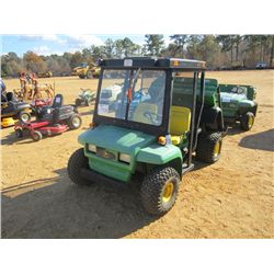 JOHN DEERE GATOR 4X2, S/N W004X2X075655, WINDSHEILD, REAR BED (NO BRAKES)