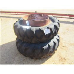 1 LOT (2) 18.4-34 TIRES & RIMS