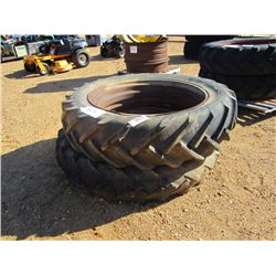 1 LOT (2) 13.6-38 TIRES & RIMS