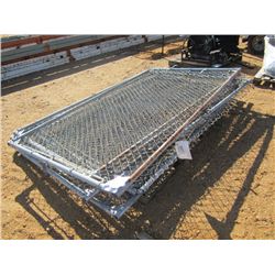 1 LOT (7) 5' X 9' CHAIN LINK FENCE SECTIONS