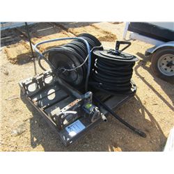 1 LOT (2) HOSES W/ REELS