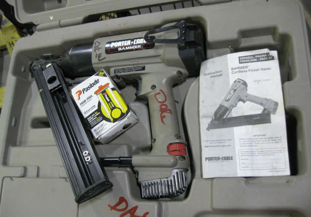 Porter Cable Bammer cordless finish nailer,