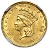 Image 1 : $1 Indian Head Gold - Type 3 - MS-61 NGC or PCGS