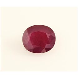 Loose Gemstone Faceted Ruby Corrundum