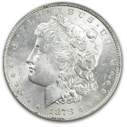 1878 Morgan Dollar - 8 Tailfeathers MS-64 PCGS