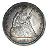 Image 1 : 1842 Liberty Seated Dollar - Almost Uncirculated