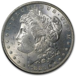 1880-S Morgan Dollar MS-63 PCGS - Attractive Toning - C