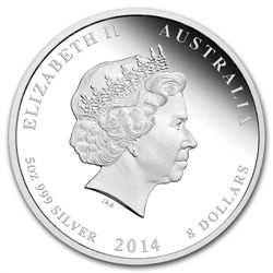 2014 Year of the Horse - 5 oz Proof Silver Coin (Series