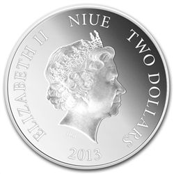 2013 1 oz Silver Niue Birds of Prey - Osprey