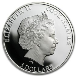 Cook Islands Proof Silver $5 The Name Day - Angel