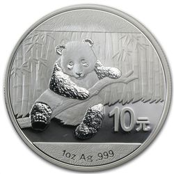 2014 1 oz Silver Chinese Panda - MS-70 PCGS