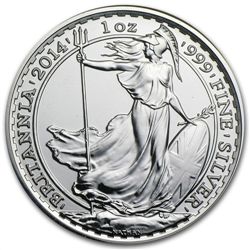 2014 1 oz Silver Britannia (Brilliant Uncirculated)