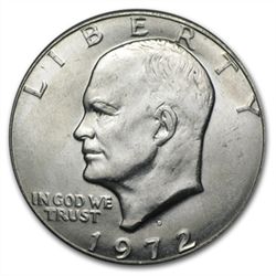 1972-D Eisenhower Dollar - Brilliant Uncirculated