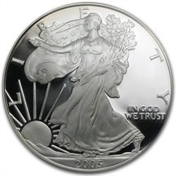 2005-W (Proof) Silver American Eagle PR-70 DCAM PCGS