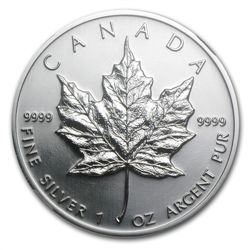 1993 1 oz Silver Canadian Maple Leaf MS-69 NGC