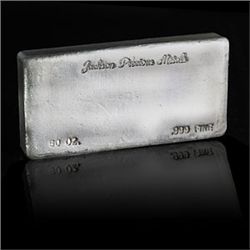 50 oz Jackson Precious Metals Silver Bar .999 Fine