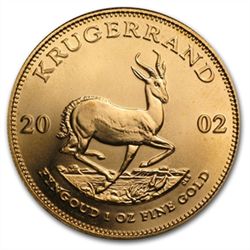 2002 1 oz Gold South African Krugerrand BU