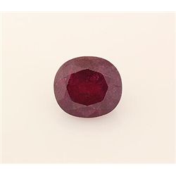 Loose Gemstone Faceted Ruby Corrundum