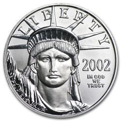 2002 1/2 oz Platinum American Eagle - Brilliant Uncircu