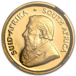 1988-GRC 1/10 oz Gold South African Krugerrand PF-69 UC