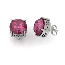 Ruby 4.50ctw Earring 14kt White Gold