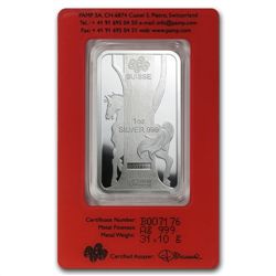 1 oz Pamp Suisse Silver Bar - Year of the Horse (In Ass