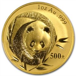 2003 1 oz Gold Chinese Panda MS-69 PCGS