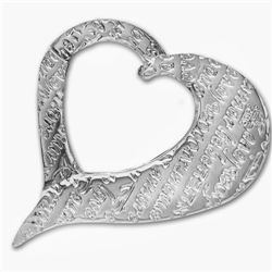 .999 Fine Silver Flame of Love Talisman - Pamp Suisse