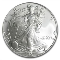 2007 Silver American Eagle - MS-69 PCGS