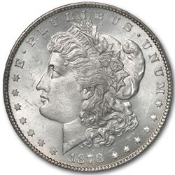 1878 Morgan Dollar - 7 Tailfeathers Rev. of 78 MS-64 PC
