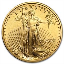 2003 1/4 oz Gold American Eagle - Brilliant Uncirculate